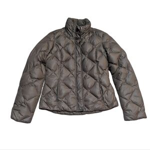 Eddie Bauer EB700 Coat Jacket Goose Down Quilted Insulated Espresso Brown Small